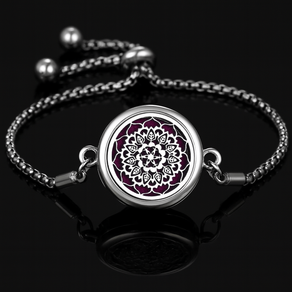 Sparkly Roses Scented Bracelet Mandala