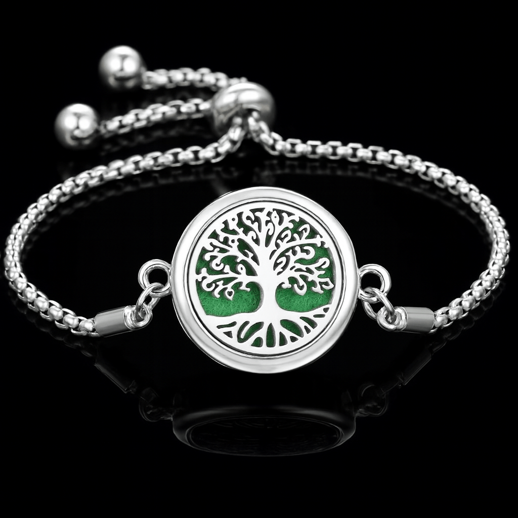 Sparkly Roses Scented Bracelet Tree of Life