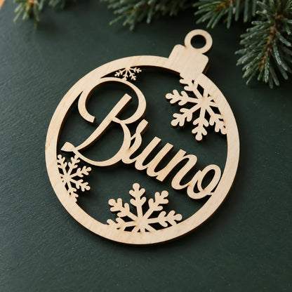 Sparkly Roses The Name Bauble