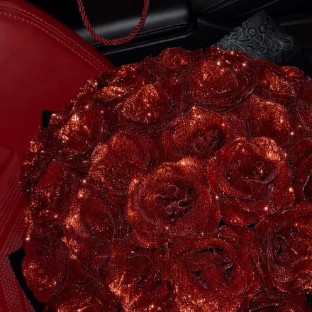 Glitter Rose Bouquet in real life