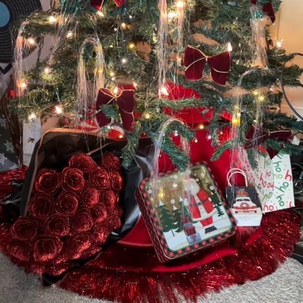 Glitter Rose Bouquet in real life
